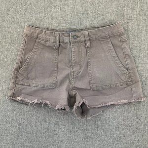 Cali 1850‎ Shorts Faded brown Distressed Fringe Casual Wear Short Shorts Size 7
